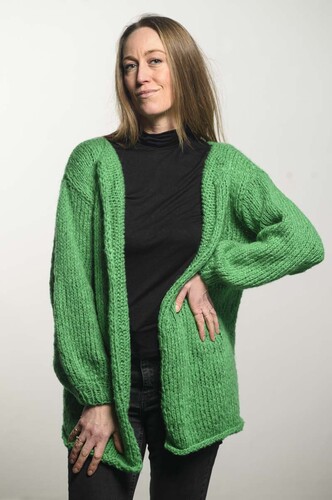 Begyndervenlig cardigan | Gratis strikkeopskrift