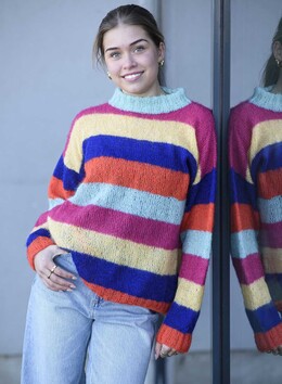 Stribet sweater