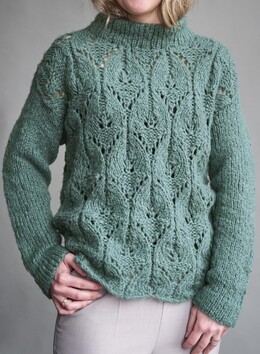 Sweater med hulmønster