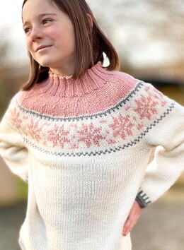 Børnesweater med mønster