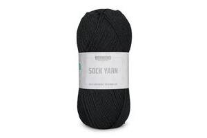 Strømpegarn Sort (104)
