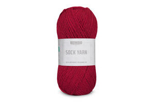Strømpegarn Mørk Rød (2027)
