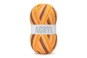 Akryl Rød, orange, brun (120)