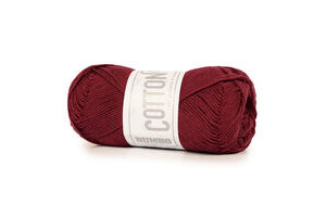 Bomuld Bordeaux Rød (236)