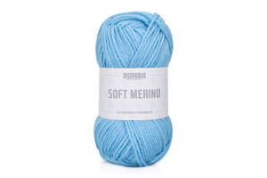 Soft Merino Pastelblå (130)