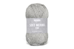 Soft Merino Fine Sølvgrå (028)